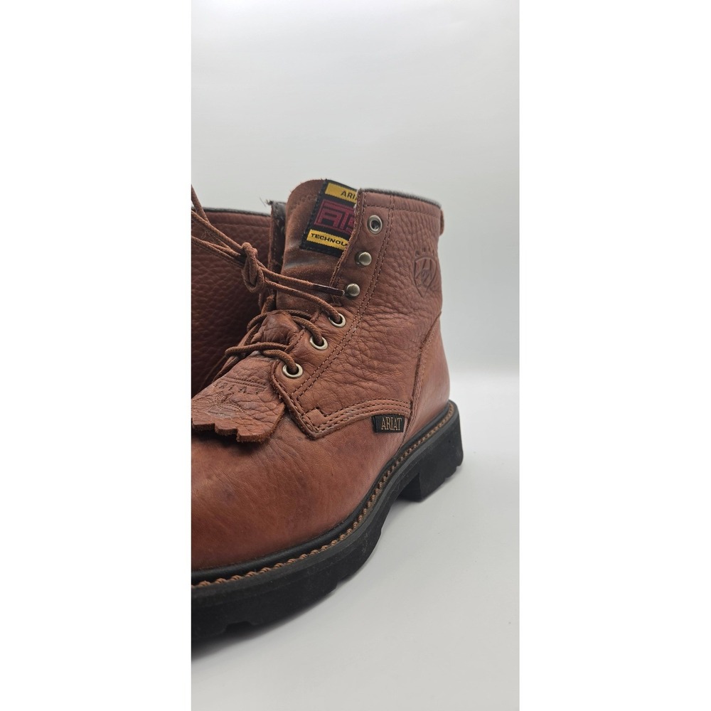 Ariat Cascade Women Boots 7.5 B Brown Leather Kiltie Lace Up ATS 31080 - Picture 13 of 14
